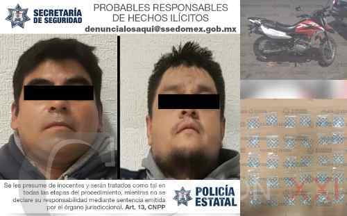 Presuntos narcomenudistas de Valle de Bravo fueron detenidos